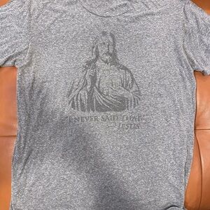 Custom print w Jesus “I never said that”